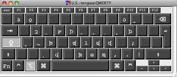 U.S.-tengwarQWERTY with capslock + option